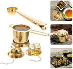 Stainless Steel Tea Infuser Basket Fine Mesh Filter Spoon Clip Reusable Loose Leaf Strainer Brewing Herbal Tea Blends - Image 7