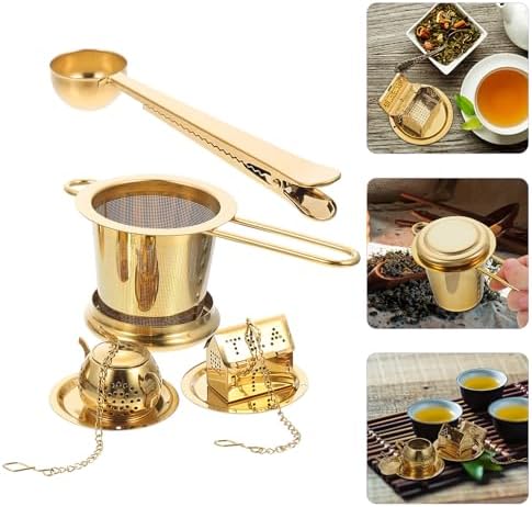 Stainless Steel Tea Infuser Basket Fine Mesh Filter Spoon Clip Reusable Loose Leaf Strainer Brewing Herbal Tea Blends - Image 7