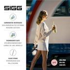 SIGG - Insulated Mug - Travel Mug Helia - With Durable Glass Straw & Cleaning Brush - Leakproof - BPA Free - 18/8 Stainless Steel - 15oz/20oz - Image 5