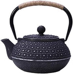 tetsubin Cast iron Tea Kettle workshop Healthy japanese Tea pot with Stainless Steel Infuser（30.4oz） by Unknown