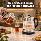 Turkish 3L Tea Maker for Home & Kitchen, Electric Double Pot Keep Warm - Image 3