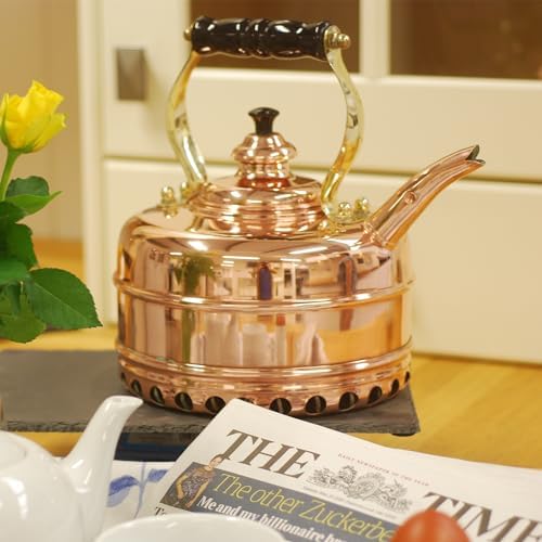 Buckingham No. 1 Tea Kettle - Copper, 60.8 Oz - Image 2