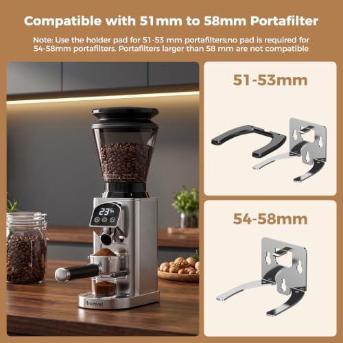Conical Burr Coffee Bean Grinder with 48 Settings, 40-Second Timer - Image 3