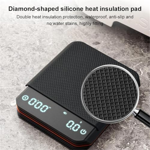 Coffee Scale 2kg/0.1g Accurate Digital Coffee Scale, USB-C Rechargeable, for Espresso Pour-Over - Image 7