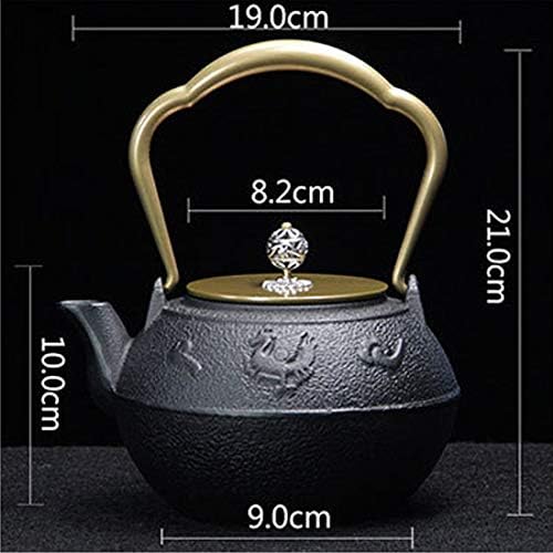 tetsubin 40oz cast iron kettle workshop japanese Healthy cast iron Teapot with Stainless Steel Infuser （1200mL）【1.75Kg】 - Image 3