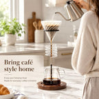 Spiral Pour Over Coffee Maker Set with Stand, 400ml - Image 4