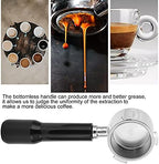 Bottomless Portafilter Coffee Machine Handle, Stainless Steel Filter Holder Basket Replacement Tool, Ergonomic Wooden Handle for Espresso Extraction, Barista Accessory for Home and (51mm/2.0in) - Image 6