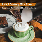 Milk Frother 4 in 1 Electric Milk Steamer 350ml 11.8oz Automatic Hot and Cold Foam Maker with 304 Stainless Steel Interior for Latte Cappuccino Coffee Hot Chocolate Home Kitchen - Image 2