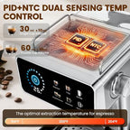 Touchscreen Espresso Machines with Timer, 51oz Water Tank, 20 Bar - Image 6
