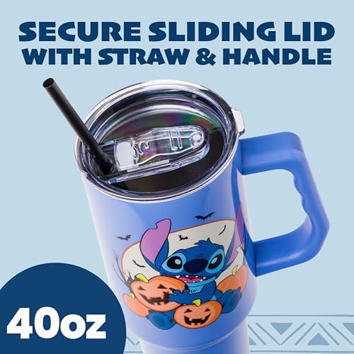 Silver Buffalo Disney Lilo and Stitch, Stainless Steel Tumbler, 40oz - Image 3