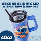 Silver Buffalo Disney Lilo and Stitch, Stainless Steel Tumbler, 40oz - Image 3
