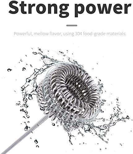 KouRy Kitchen Tools Coffee Milk frother Detachable Hand Blender Egg Beater Handle Stainless Steel Whisk Electric Blender Egg Stirrer Without Battery - Image 2