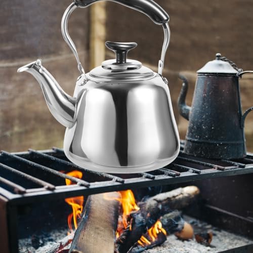 Luxshiny Whistle Teakettle 1 Liter Stainless Steel Stove Top Water Kettle with Filter Screen for Boiling Water and Tea Brewing - Image 5