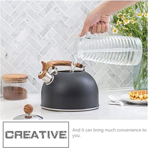 Stovetop Teapot For Home And Restaurant 2.5L Stainless Steel Whistling Tea Kettle For Stove Top Teapot With Spout Cover - Image 6
