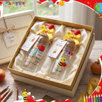Vesici 6 Set Teacher Appreciation Gifts Thank You Glasses Cups 16 oz Drink Cup with Lid Straw and Stopper Can Shaped Beer Tumbler Christmas Appreciation Gifts with Cards and Bow for Party Favor - Image 3