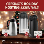 Thermal Coffee Carafe 2L/68 oz Insulated Stainless Steel w/Cleaning Brush - Image 3