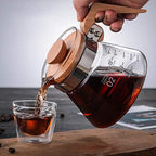 DUEBEL Cold Brew Coffee Maker Glass Jar with Handle, Glass Pitcher with Removable Stainless Steel Filter 1.7L (47.5OZ) (K-M101) - Image 7