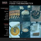 Metris Model TCT303F NSF Certified #C0626846. Complies with FDA 2022 Food Code Verification Accuracy of 2 Degrees F for HACCP Food Services - Image 5