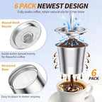 AANQQ Reusable K Cup Coffee Pods for Keurig 1.0: Brew More Save More 6 Pack - Image 2