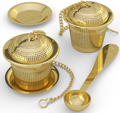 Gold Tea Infuser + Rose Gold Tea Infuser - Image 2