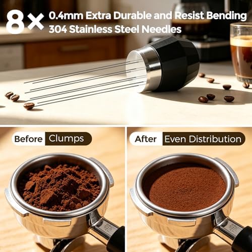 54mm Espresso Accessories Kit for Breville, WDT Tool & Puck Screens - Image 3