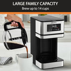 KRUPS Programmable 12-Cup Drip Coffee Maker Machine with 3 Brew Strengths - Image 2