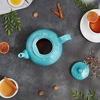 Stoneware Teapot - Turquoise - Image 3