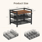 Giikin Tea Bag Organizer, Tea Organizers and Storage with 2 Drawers - Image 2