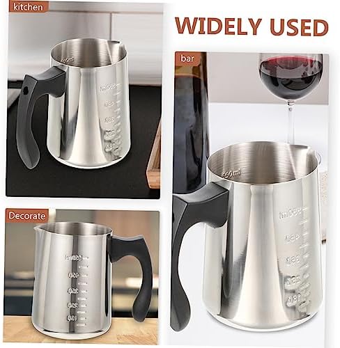Stainless Steel Frothing Cup 600ml Milk Pitcher for Coffee - Image 3