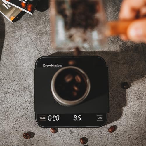 Mini Coffee Scale with Timer, 2kg/0.1g High Precision Scale for Espresso & Pour-Over, Portable Digital Kitchen Scale, 4 Modes & 3 Units, USB Charging, Tempered Glass Platform, Black - Image 6