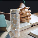 17 oz Bling Stainless Steel Water Bottle Rhinestone Vacuum Water Bottle Glitter Bottles Diamond Vacuum Flask Mug Gift Girls Women (500ml),Cow Champagne Gold - Image 5