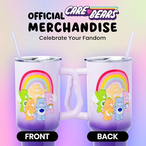 Silver Buffalo Care Bears Rainbow, Stainless Steel Tumbler, 40oz - Image 5