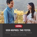 THERMOS Icon Series 24oz Stainless Steel Tumbler with Slide Lock Lid, Leakproof, Fits Cupholder, Dishwasher Safe, Griptec™ Non‑Slip Base, Keeps Drinks Hot 6 Hrs/Cold 22 Hrs, Navy USA - Image 5