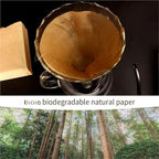 500 Pcs Portable Conical Filter Paper – Wood Pulp Hand-Brewed Coffee Drip Sheets for Cafe Tools - Image 5