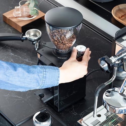 MACAP LEO 55 Touch Burr Coffee Grinder, Satin Gray – 55mm Flat Burrs, Compact & Quiet, Stepless Micrometric Adjustment, Precision Grinding, Home Espresso Machine Compatible, Touch Screen - Image 6