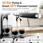 Espresso Machine with Milk Frother, PID Temperature Control, 20 Bar - Image 2