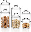 Suclain 6 Pack Acrylic Cookie Candy Jar with Lid, 14oz,24oz,34oz by Suclain