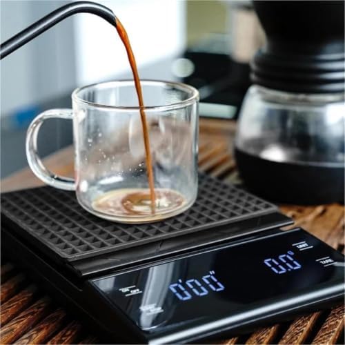 Digital Kitchen Scale 3kg/0.1g Coffee Scale with Timer & Silicone Pad - Image 5