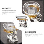 VOSAREA Creative Crystal Glass Tea Strainer Set Household Tea Accessories with Fine Mesh Filter for Loose Leaf Brewing - Image 6