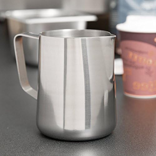 1 Quart Milk Frothing Pitcher 32-Ounce 1 Liter Large Milk Pitcher Stainless Steel Milk Steaming Frothing Pitchers for Espresso Machines Milk Frother Latte Art (Set of 12) - Image 5