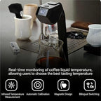 Non-Contact Infrared Coffee Thermometer,Infrared Thermometer Gun for Cooking Liquid Magnetic Thermometer with Stand, 0-100°C Range/Accuracy, Auto Calibration, Bilingual Switch, for Liquid - Image 2