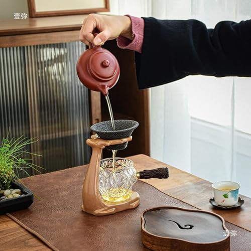 Ceramic Pour Over Coffee Dripper Manual Reusable Filter,Slow Drip Brewer for Home Office,Single Cup Porcelain Dripper Fits Most Cups,Portable Hand Brew Coffee Maker - Image 6