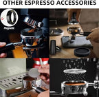 25PCS Espresso Accessories Kit 58mm Coffee Spring Tamper Set black - Image 4