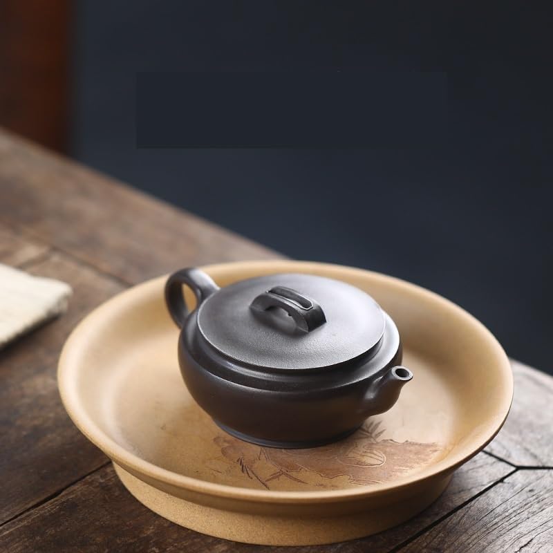 Tea Pots For Loose Tea Purple Clay Pot Exquisite Retro Handmade Square Pot Teapot Purple Clay Pot Home Tea Room Teapot Tea Infuser Pot - Image 4