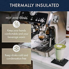 De'Longhi Double Walled Thermo Espresso and Latte Glasses Bundle (Set of 4) - Image 6