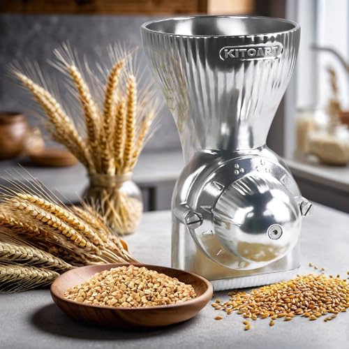 All Metal Grain Mill Attachment for KitchenAid Stand Mixer with 12 Grind Level Flour Mill, Grain Mill Attachment Fit for Grinding Wheat, Corn, Oats, Buckwheat,Millet and Other Cereals - Image 6