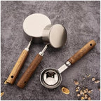 1/4/8Pcs Stainless Steel Measuring Cup Spoon Set with Wooden Handle - Image 7