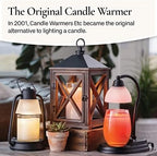 Candle Warmers ETC. Illumination Fragrance Warmer- Light-Up Warmer for Warming Scented Candle Wax Melts and Tarts or to Freshen Room, Reflection Mosaic Silver Glass - Image 6