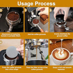 51mm Espresso Accessories Kit, Espresso Distributor, Dosing Funnel and Puck Screen Set, WDT Tool Espresso, Coffee Tamper Espresso Machine Accessories for 51 mm Portafilter Barista Tools - Image 6