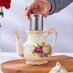 YOLIFE Flowering Shrubs Teapot with Infuser, 35 OZ / 4 Cup Tea Pot - Image 6